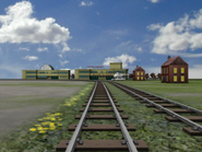 The airport in Thomas' A-Maze-ing Adventure