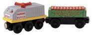 Wooden Railway Fog Cars