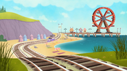 Norramby Pier in Race for the Sodor Cup