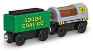 Wooden Railway Oil and Coal Cargo