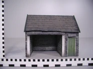 Eighth series ruler reference of the stone station building