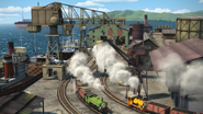 Brendam Docks in The Great Race