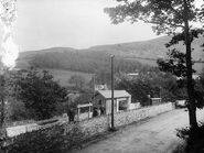 Esgairgeiliog, the basis for the stone station building