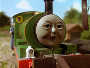 Percy's yawning face that first appeared in the fifth series episode, Baa!... (1998)