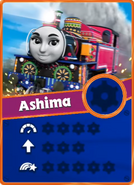 Ashima's Racing Card from Go Go Thomas!