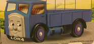 Lorry 4's promotional artwork in a board game