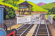 A signal box on The Mainland