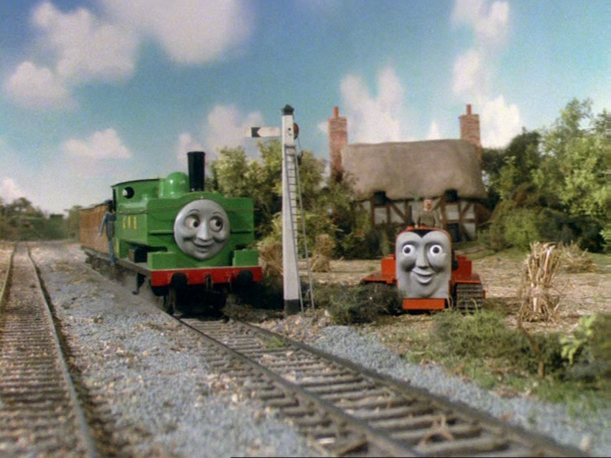 The runaway good together. Thomas and friends Duck the great Western engine.