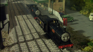 Donald and Douglas' unused eighth series smiling face