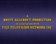 "A Britt Allcroft production in association with Fuji Television Network Inc." on the ending of the third series