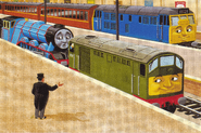 Gordon, BoCo, 31120 and Sir Stephen Topham Hatt III at the station