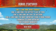 UK/AUS bonus features menu