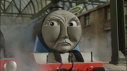 A faceless lorry with Gordon