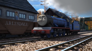 Bert next to some hoppers