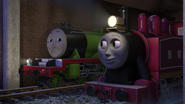 Rosie with Henry at Vicarstown Sheds in the twenty-second series