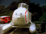 Toad with the derailed trucks