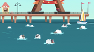 Norramby Pier in the fourth series