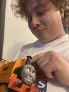 Neil with billy.jpg (393 KB) Billy's prop with his current owner Neil Leighton