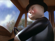 Sir Topham Hatt in his car