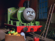 Thomas' current smiling face that appeared between the third and twelfth series, excluding the fifth series... (1991-1995, 2000-2008)