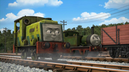 Scruff with heavy weathering (Scruff's Makeover and The Case of the Puzzling Parts)