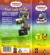 UK double VHS back cover and spine