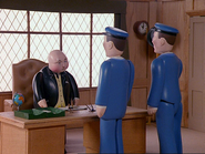 The Fat Controller in his office