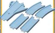 Capsule Plarail Snow Rail Set