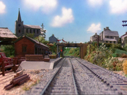 Some houses reused at Dryaw Goods Station