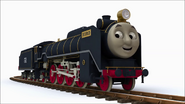 Thomas imagines being as big as Hiro in Thomas is Leaving Sodor!