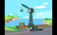 Cranky in "The Birthday Party" in Little Leaps: Thomas & Friends game