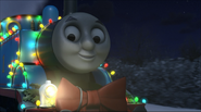 Thomas covered in lights in the sixteenth series