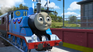 Thomas decorated with bunting