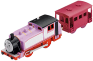 TrackMaster with red brake van