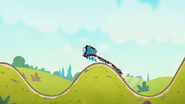 The hilly track in the first series