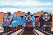 Mallard with Thomas and Duchess of Hamilton