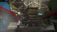 A flatbed in King of the Railway