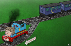 TjeerdRoyaards(AngelaMerkelRetires)EditorialCartoonThomasAnnieClarabelReference(TWR-Editorial-Cartoons)