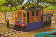 Toby with the express goods headcode lamps