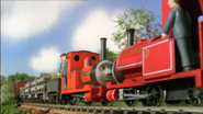 Rheneas with Skarloey's face