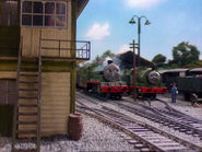 Henry and Percy at Lower Suddery yards