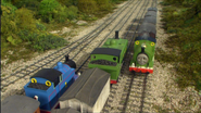 Thomas, Duck, and Percy