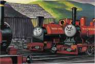 Peter Sam with Duncan and Skarloey