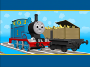 Thomas and a flatbed of bananas