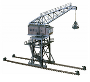 Faller HO crane used for the Golden Books render seen below