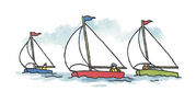Sailboats in the Ken Stott books