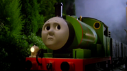 Percy's sad face that appeared in both Jack and the Sodor Construction Company and The Great Discovery (2003/2006, 2008)