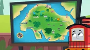 A map of Sodor in the second series