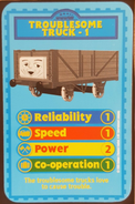 Troublesome Truck #1 Top Trump Card