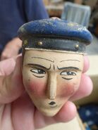 An unused bumped Fireman head as formerly owned by Jonathan Saville